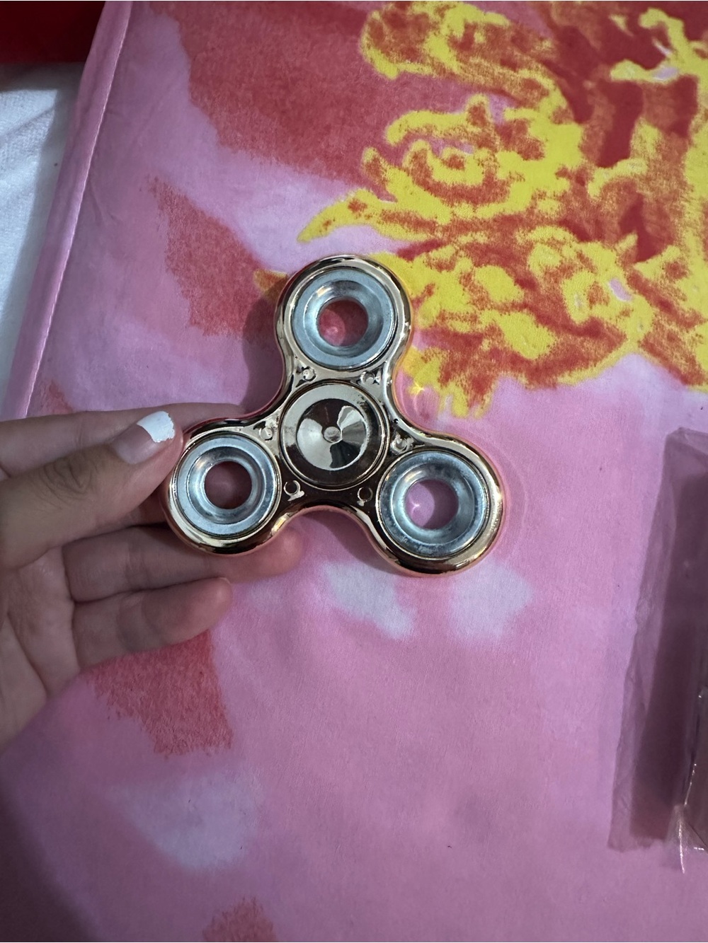 Rose Gold Metal Hand Spinner Fidget - Home Games